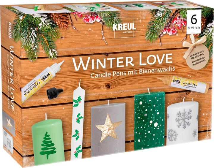 Produktbild Kreul Winter Love (Weiss, Silber, Grün, Gold, Schwarz, Rot, 174 ml)