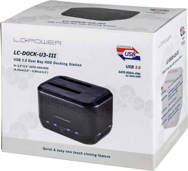 Immagine prodotto LC-Power Lc-Dock-U3-Iii (2.5", 3.5")