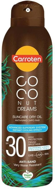 Carroten Dry Oil SPF 30 Coconut Dreams 150 ml (Sonnencreme Gesicht, SPF 30, 150 ml)