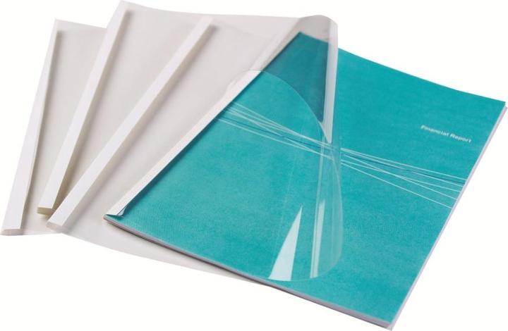 Actual product image Fellowes 100 pcs. Thermo Binding Folders Standard, 12mm (A4, 100x)