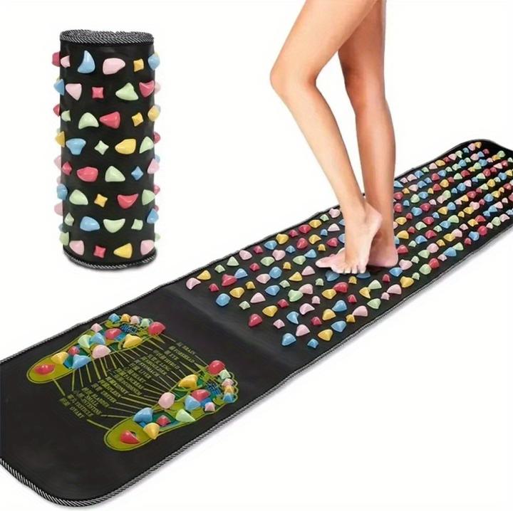 Actual product image PhoneLook Faltbare Fussmassage-Matte für Akupunktur Reflexologie Durchblutung (120 x 35 cm)