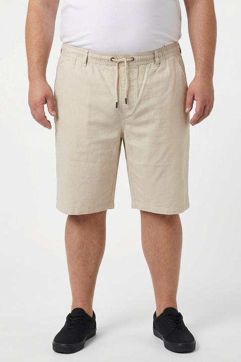 Produktbild Men+ Leinenmix-Bermuda, Relaxed Fit, Elastikbund (5XL)