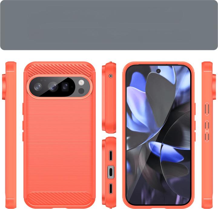 Image du produit Cover-Discount Google Pixel 10 - Metall Carbon Look Hülle (Google Pixel 10)