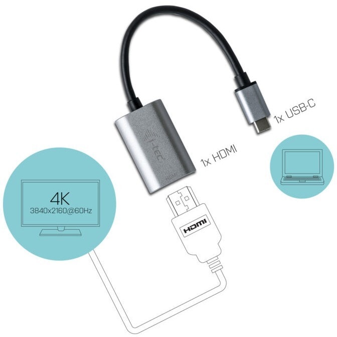Produktbild i-tec USB-C zu (HDMI, 15 cm)