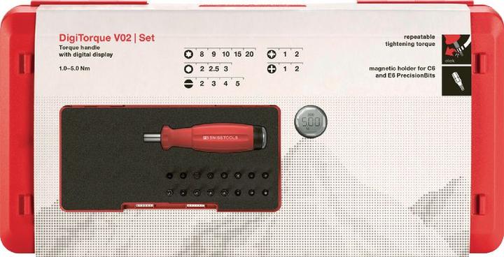 Actual product image PB Swiss Tools Torque set PB 9320.Set B3 CBB (1 Nm, 5 Nm)