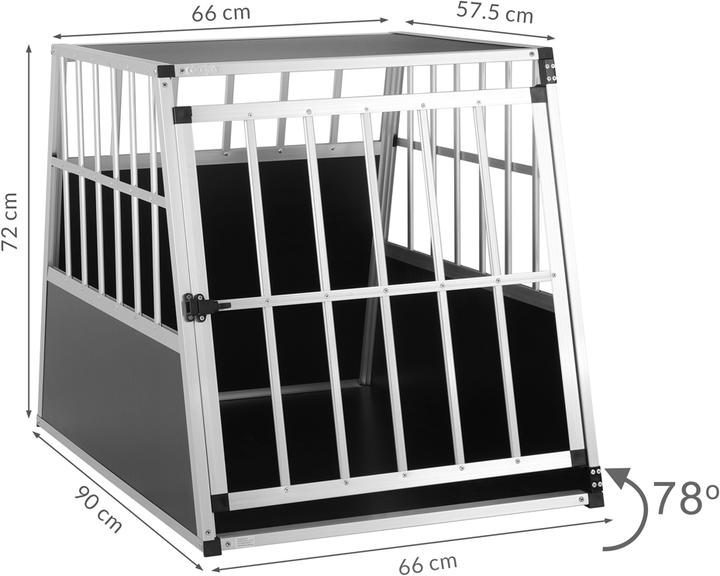 Image du produit Cadoca Caisse de transport pour chiens (Chien, Pliable, Lavable)