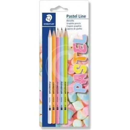 Staedtler, Matite, Matite Pastel Line 5 colori assortiti HB (HB, 5 x)