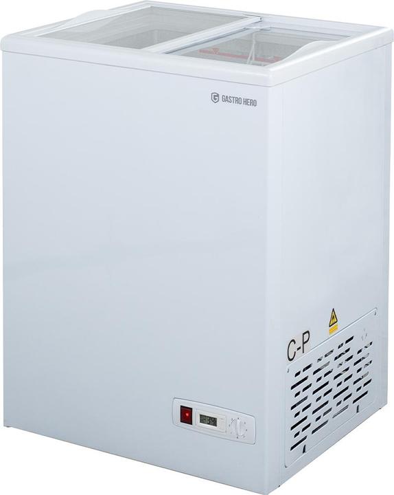 Actual product image Gastro Hero ECO freezer with sliding glass lid (97 l)