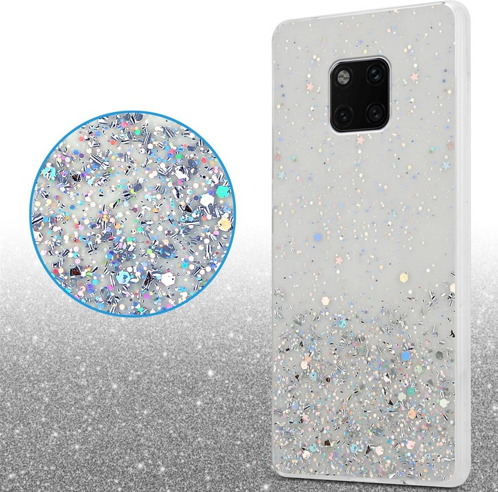 Actual product image Cadorabo TPU cover sparkling glitter (Mate 20 Pro)