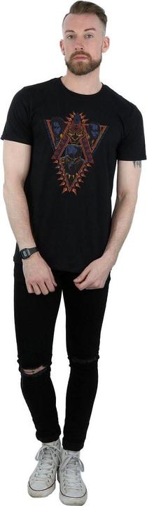 Image du produit Mens Black Panther Tribal Heads T-Shirt (XL)