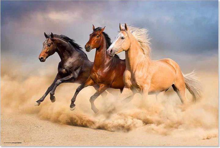 CoverYourDesk Three Horses (60 x 40 cm)
