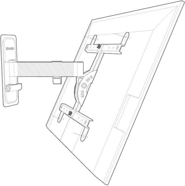 Image du produit Erard ExXO 400 TW2 (Mur, 55", 25 kg)