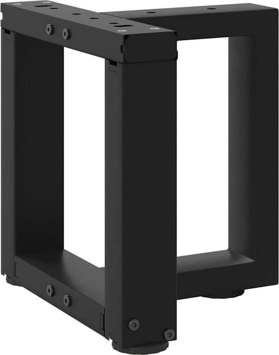 Immagine prodotto vidaXL Gambe tavolo bar a T 2 pezzi nero 40x35x(101-102) cm gamba tavolo acciaio