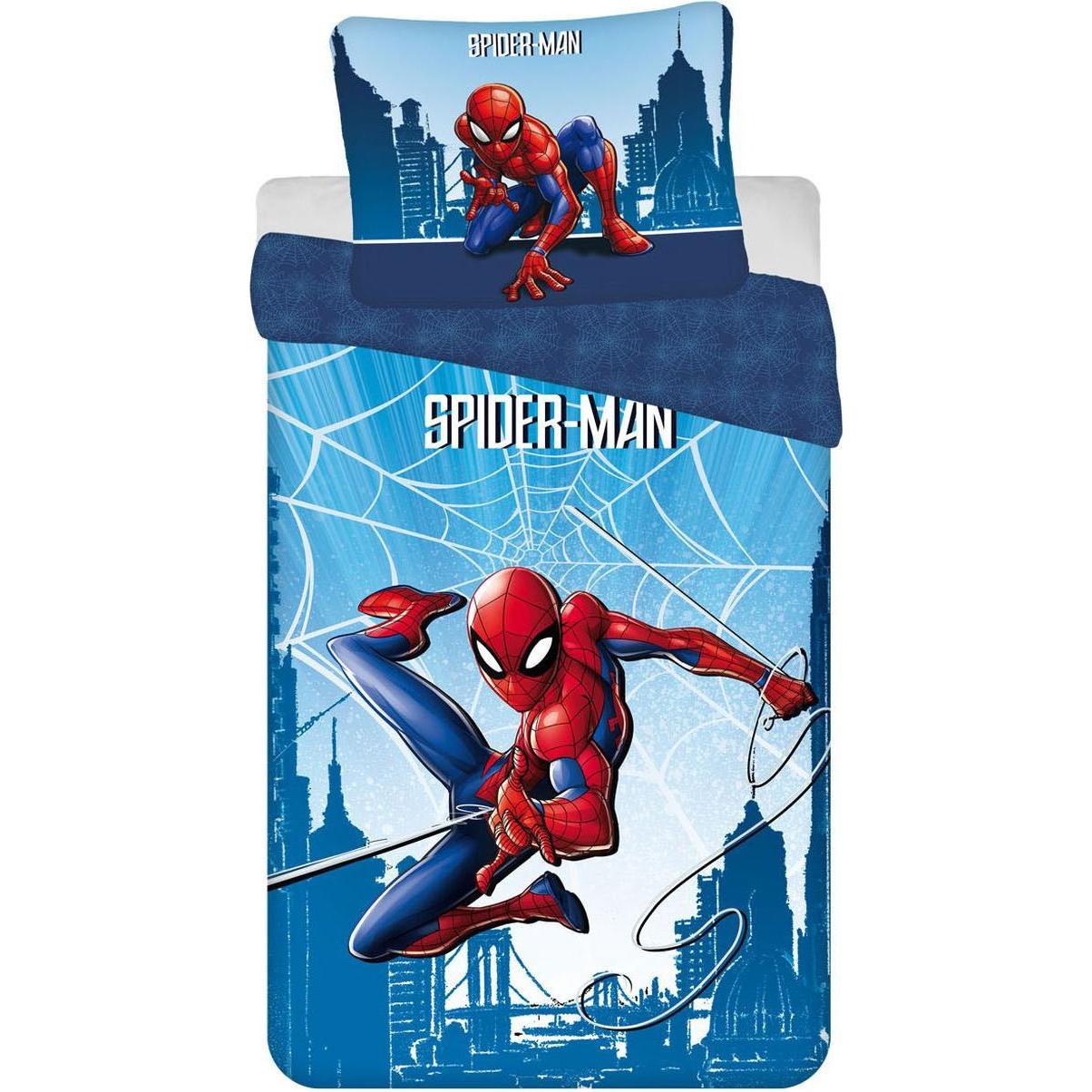 Kinderbettwäsche, Bettbezug Spiderman, 140x200cm