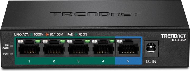 Produktbild Trendnet 5-Port Gigabit PoE+ Switch (5 Ports)