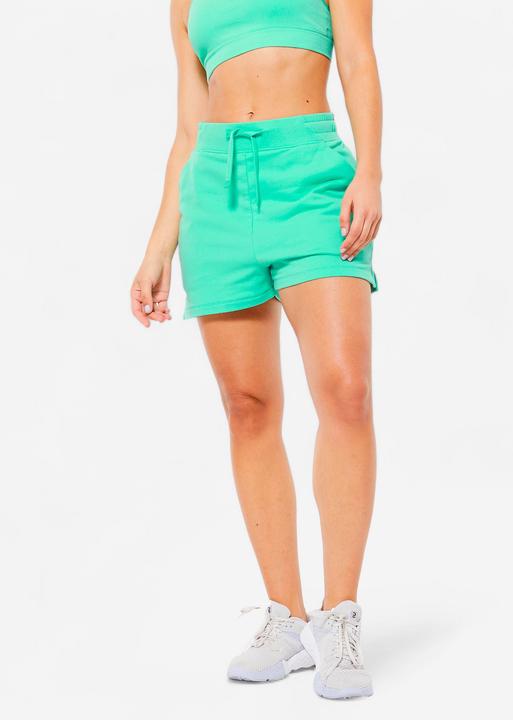 Produktbild Domyos Shorts Damen Baumwolle mit Tasche - 520 mintgrün (XL)
