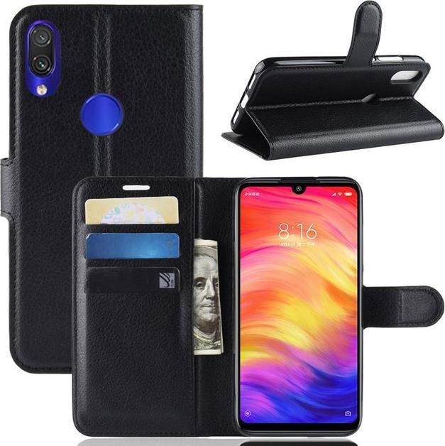 Produktbild MU Classic Litchi Leder Bookcover Series (Xiaomi Redmi Note 7)