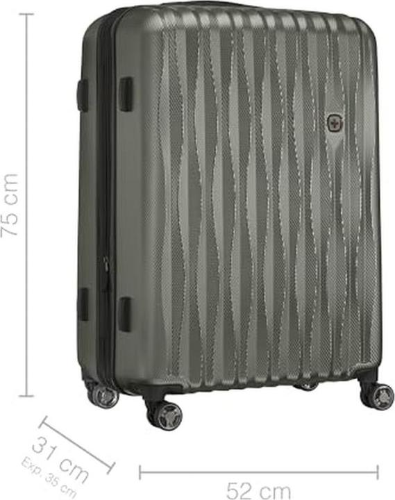 Produktbild Wenger Energie Hardcase-Koffer mit 4 Rädern, Trolley, Sicherheitsschloss, USB-Port, erweiterbar