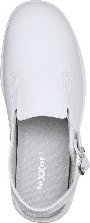 Actual product image Runnex teXXor® SB-FO-A-E-SR-Sicherheitsclogs BORDEAUX weiss Gr. 39 (39)