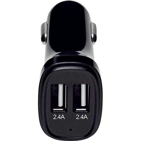 Thumbnail - PNY Dual USB Car Charger Black, Auto Adapter, Schwarz