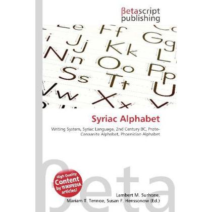 Thumbnail - Syriac Alphabet, Fachbücher von Miriam T. Timpledon, Susan F. Marseken, Lambert M. Surhone