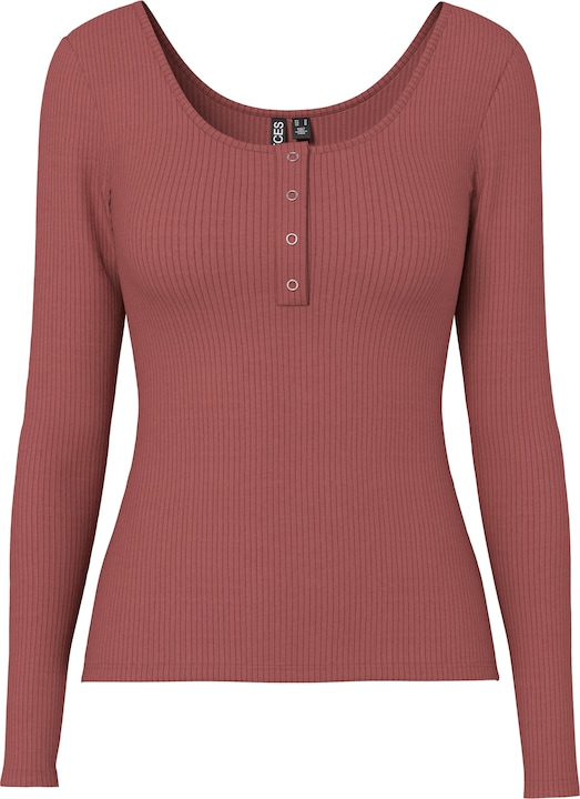 Actual product image Pieces Front buttoned ribbed top (L)