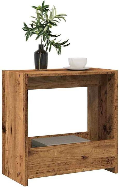 Immagine prodotto vidaXL Beistelltisch Altholz-Optik 50x26x50 cm Holzwerkstoff Akzenttisch (50 x 26 x 50 cm)
