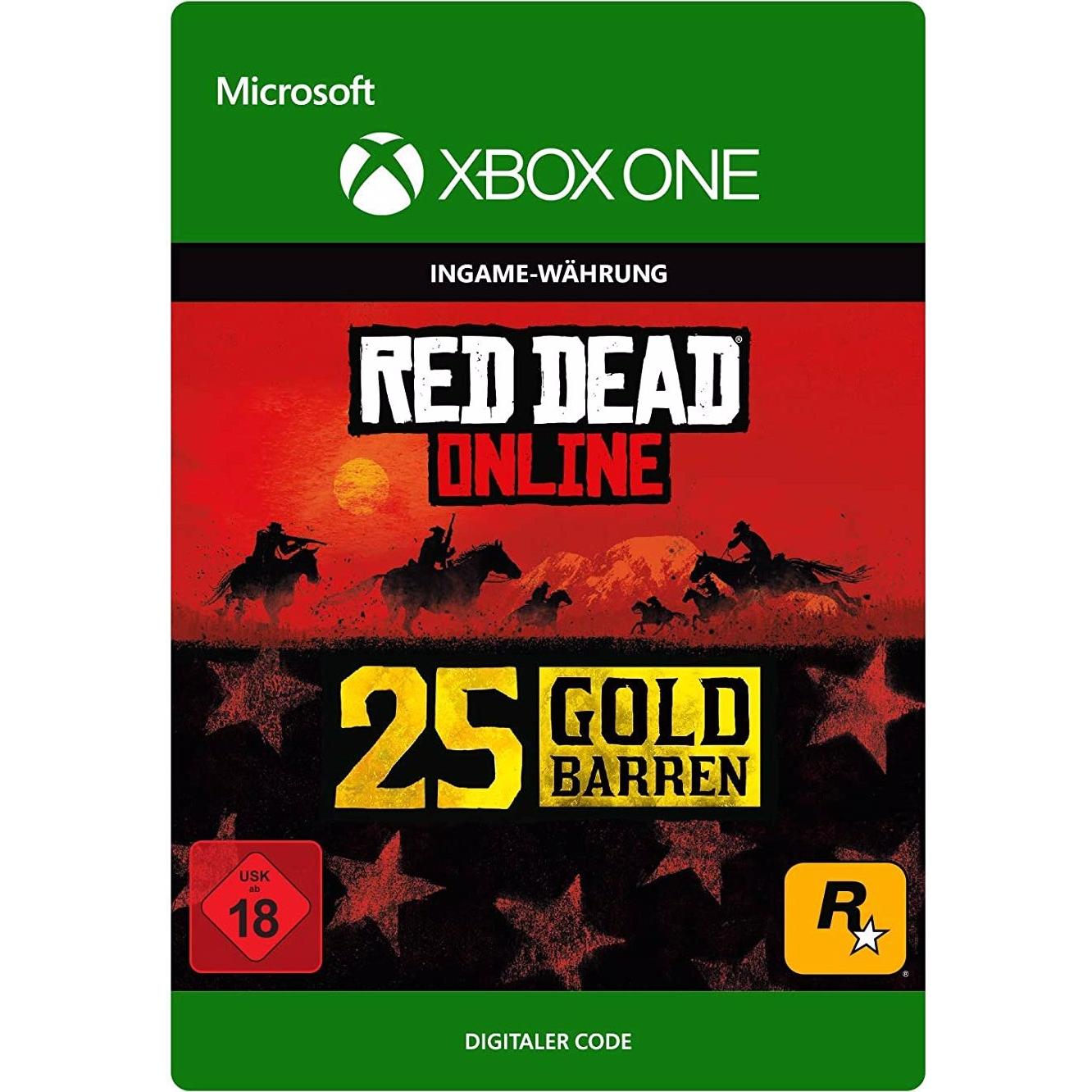 Thumbnail - Microsoft Red Dead Redemption 2: 25 Gold Bars, Ingame Währung