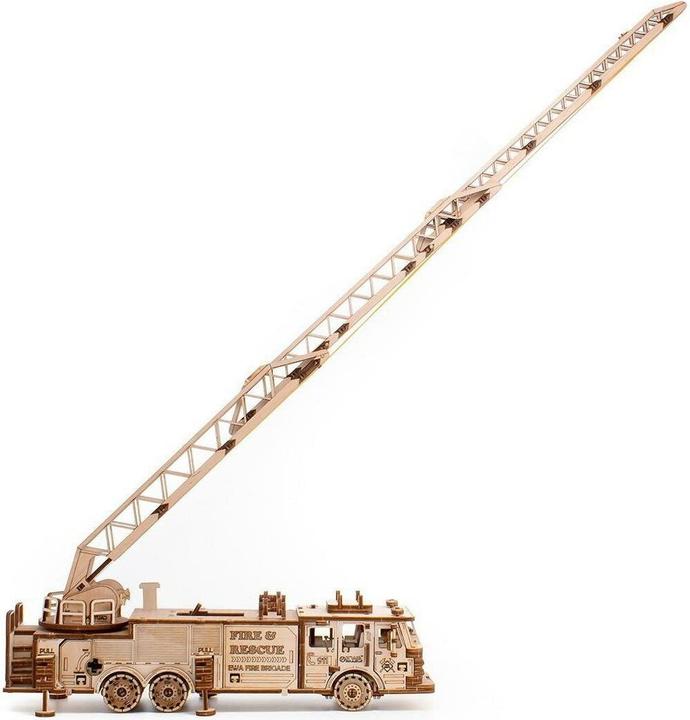 Image du produit Eco Wood Art Camion de pompiers - Kit de construction en bois 3D