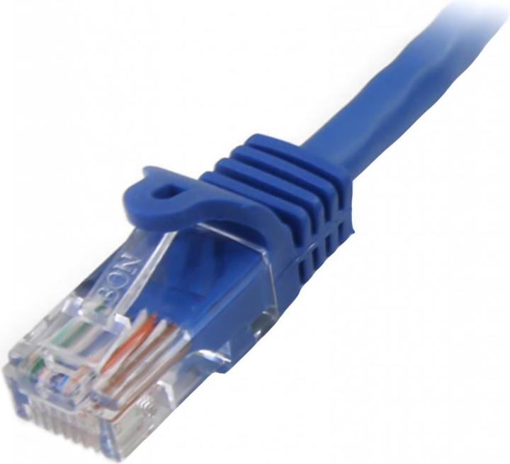 Actual product image StarTech 3m Blue Cat 5e Patch Cable (UTP, CAT5e, 3 m)