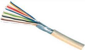 Shiverpeaks Câble téléphonique BASIC-S, gris, 100 m, 12 conducteurs pour usage intérieur, avec conducteur