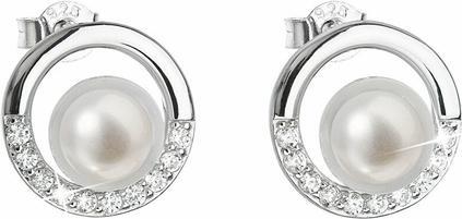 Immagine prodotto Evolution Group Orecchini in argento con peonia e perle vere Pavon 21022.1