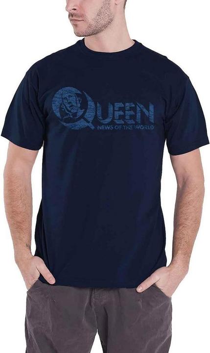 Produktbild Queen News Of The World TShirt Logo (L)