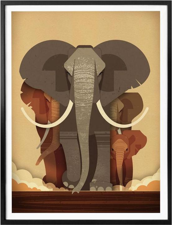Produktbild Trenddeko Elephants (60 x 80 cm)