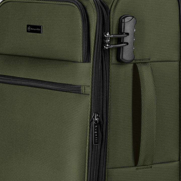 Actual product image Bugatti Valencia Soft 4 Rollen Kabinentrolley S 54.5 cm mit Dehnfalte (35 l)