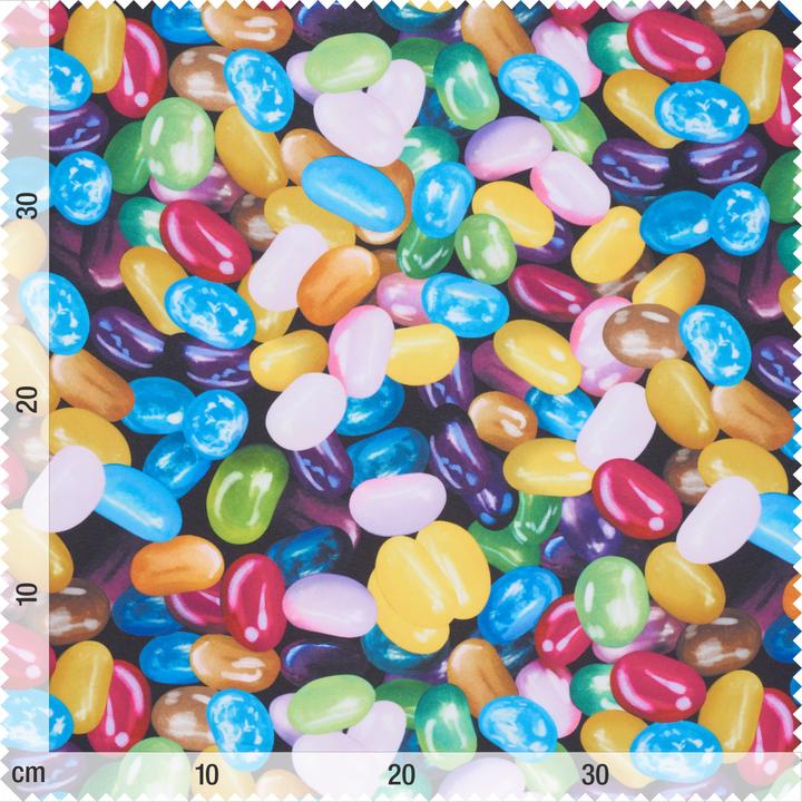 Produktbild VBS Motiv-Dekostoff "Candy Drops", 150 cm, Meterware