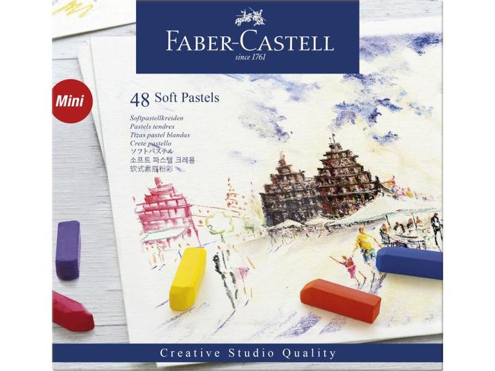 Productafbeelding Faber-Castell Zachte pastelkrijtjes Mini (48x)