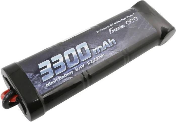 Produktbild Gens Ace Gens NiMH-Akku 8.4V 3300mAh 7 Zellen Flat (8.40 V, 3300 mAh)