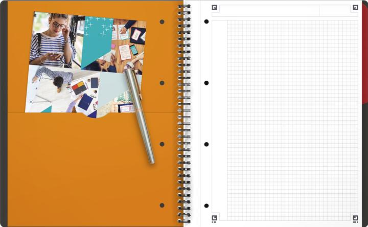 Image du produit Oxford Activebook (A4, Quadrillé, Couverture souple)