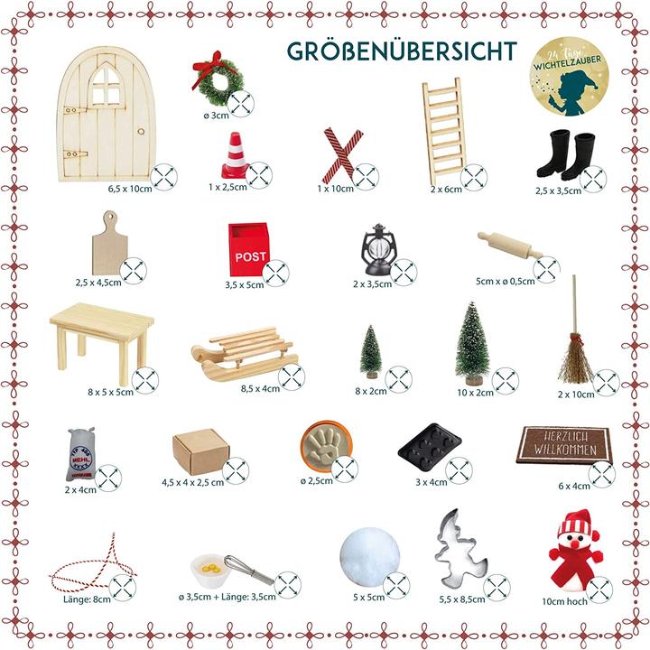 Produktbild 24 Tage Wichtelzauber Wichteltür Set
