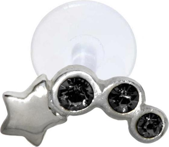 Immagine prodotto Bijouteria Piercing orecchio (Bioplastica, Vetro (di orologio), Argento 925)