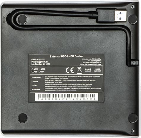 Actual product image ADJ Masterizzatore Esterno Dvd-Rw USB 3.0 Bk/Sl