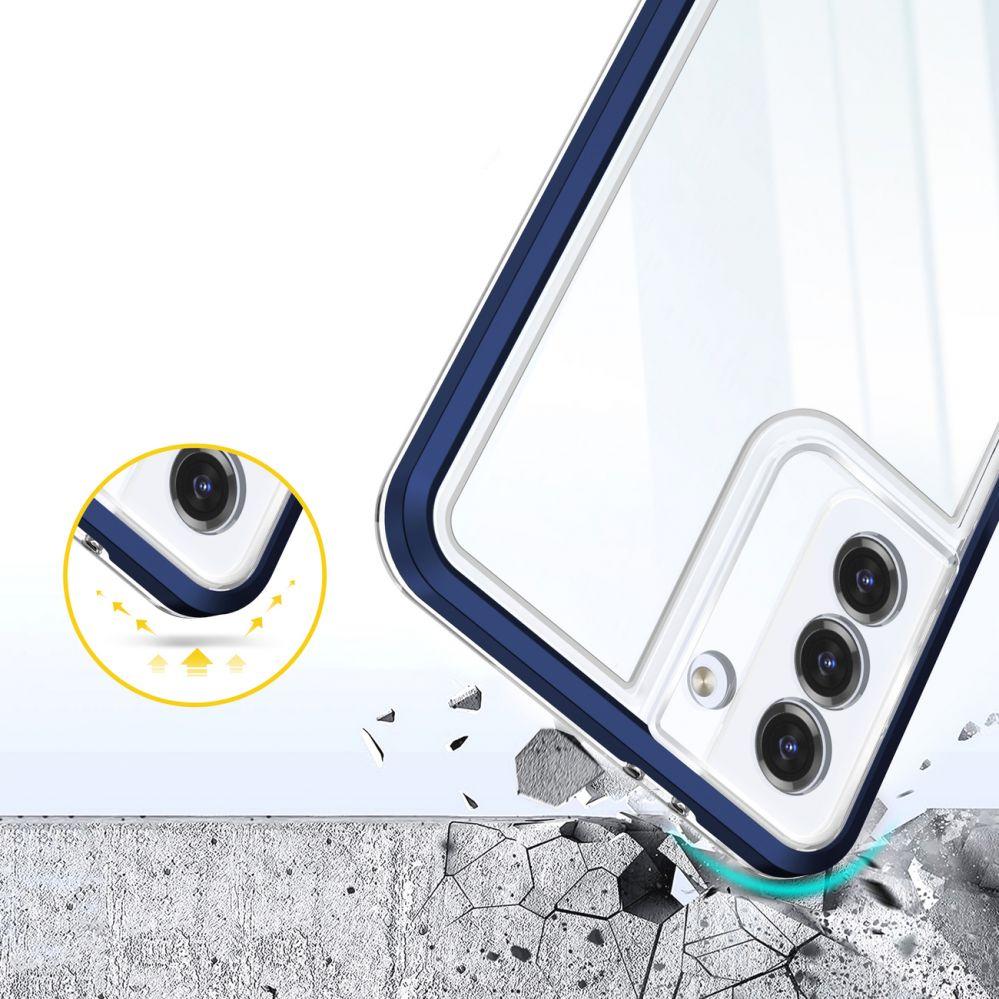 Thumbnail - Hurtel Klare 3in1 Hülle für Samsung Galaxy S23+ Silikonhülle mit Rahmen blau (Samsung Galaxy S23+), Smartphone Hülle, Bl...