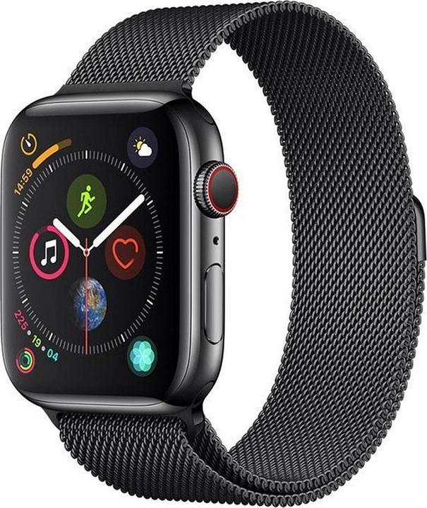 Image du produit Devia Bracelet élégant milanais pour Apple Watch 49mm/ 45mm/ 44mm/ 42mm space black (22 mm, Acier inoxydable)