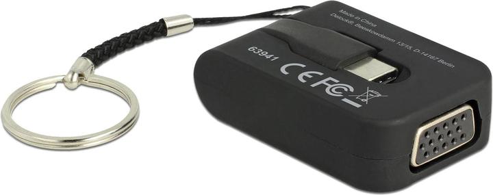 Produktbild Delock Monitoradapter USB Typ-C zu VGA, DP Alt (VGA, 3 cm)