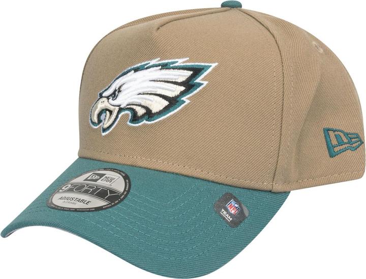 Image du produit New Era 9Forty A-Frame Cap - NFL Philadelphia Eagles Khaki (Taille unique)