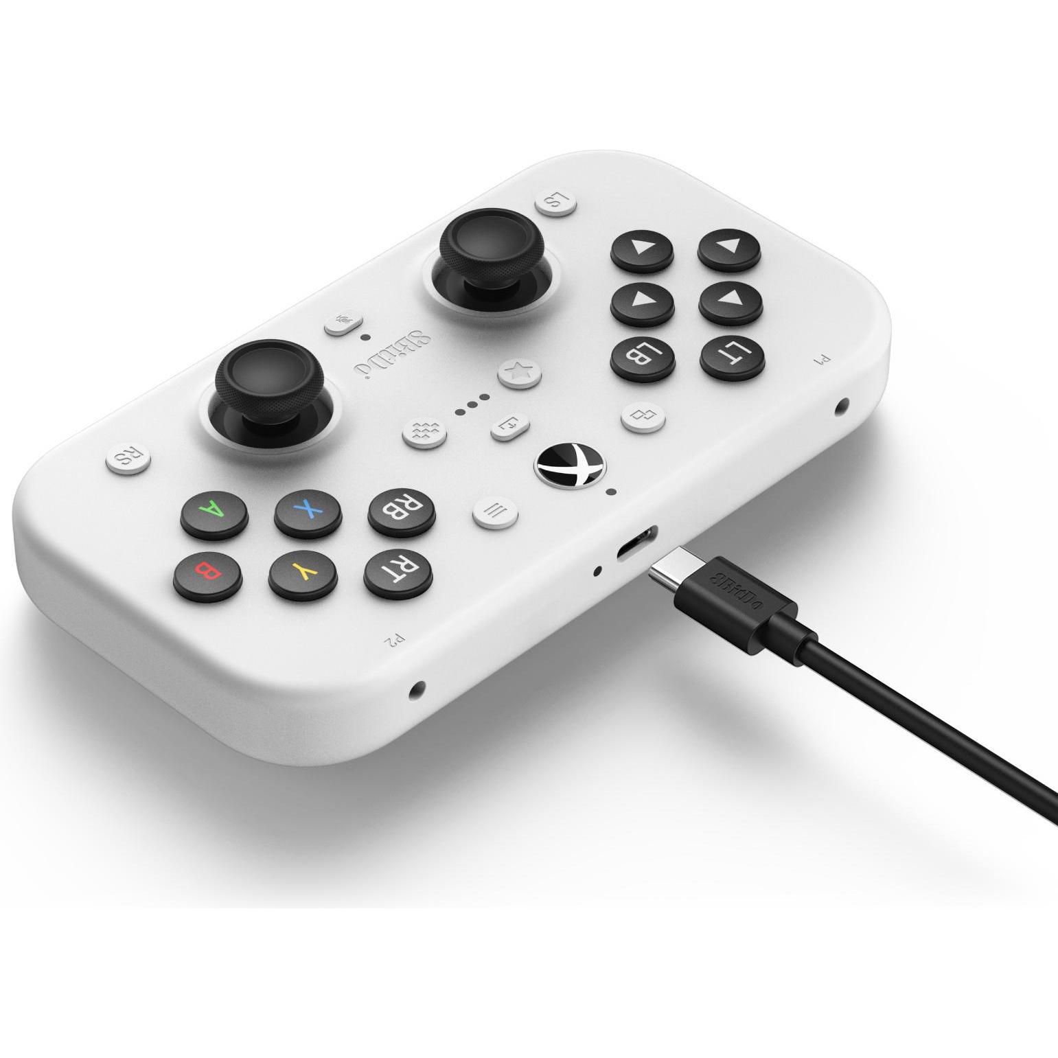8bitdo Lite SE 2.4G Wireless (Xbox Series X, Xbox Series S, Xbox One X, Xbox One S, Windows), Gaming Controller, Weiss
