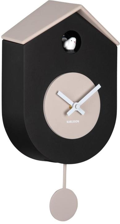 Karlsson Wanduhr Kuckuck Grato 17.5 x 33.2, Black/Grey