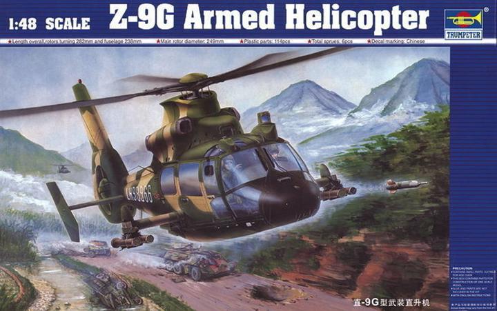 Actual product image Trumpeter Z-9 G Armed Helicopter