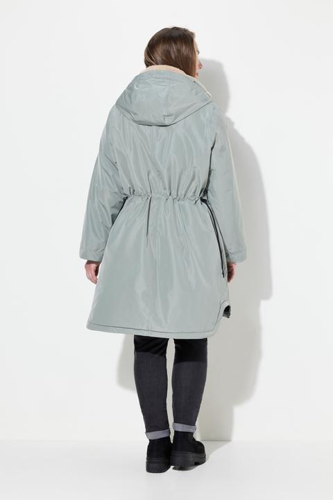Produktbild Laurasøn Lange Funktionsjacke, Kapuze, 2-Wege-Zipper (L)